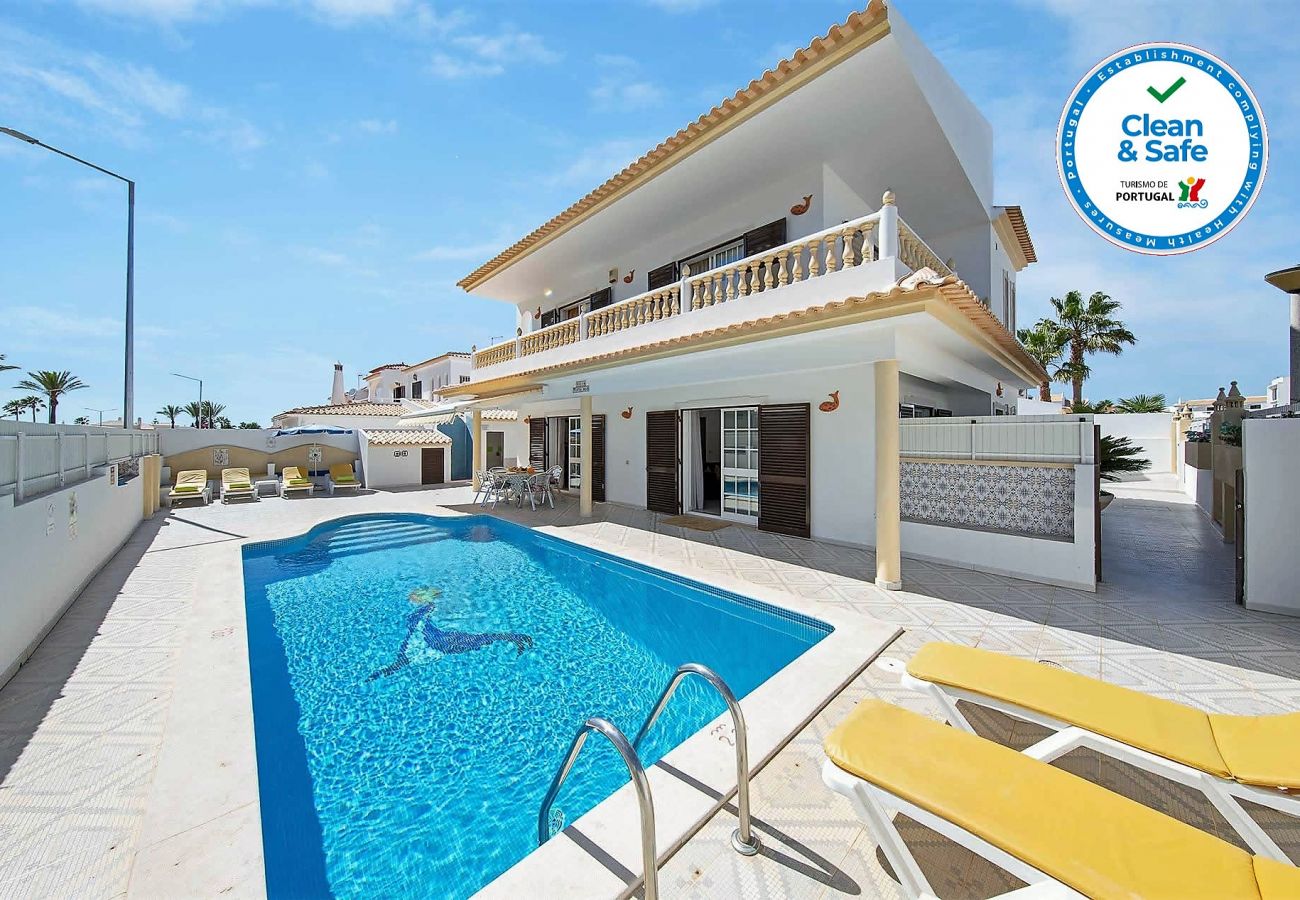 Piscine privée, lits avec matelas, table, très bon espace.